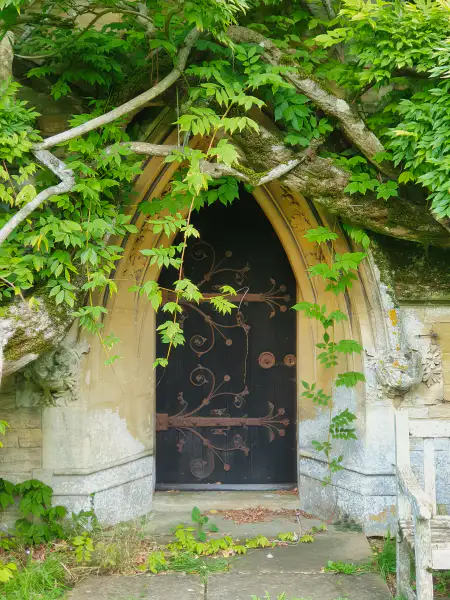 old church door